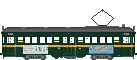 阪堺電気軌道モ161形黄線塗装広報啓発ラッピング装着後仕様